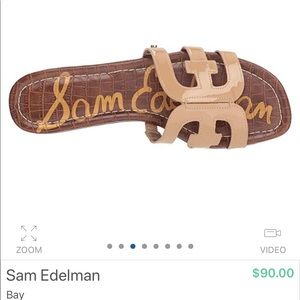 Sam Edelman Bay, almond patent